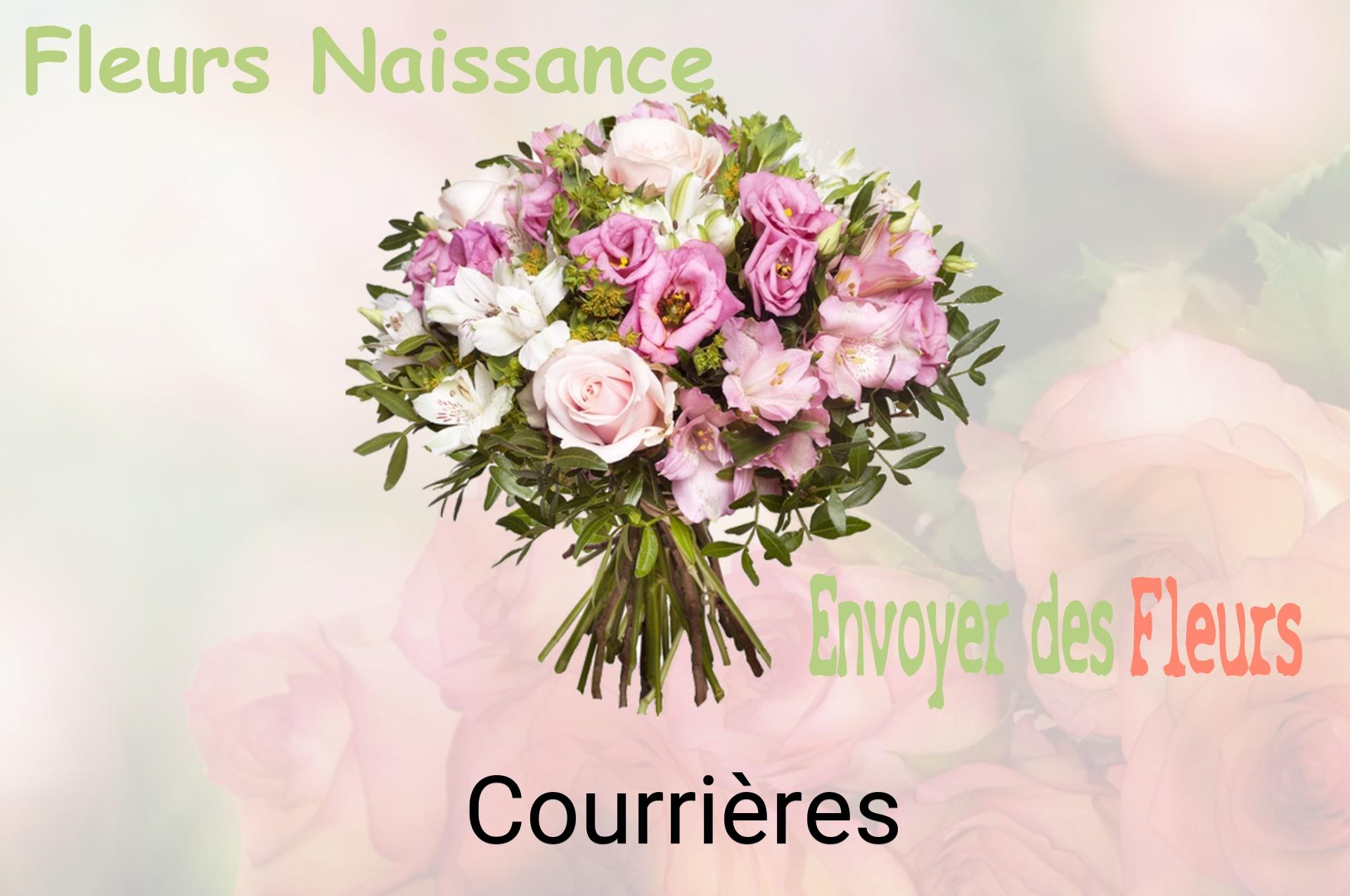 Bouquet de fleurs de naissance livré à Courrières